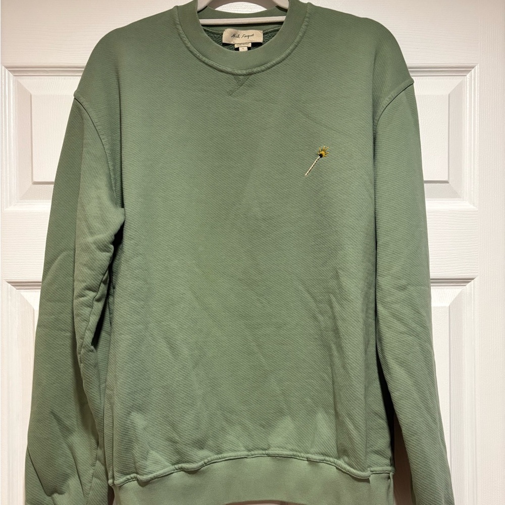 Nick Fouquet green sweet shirt